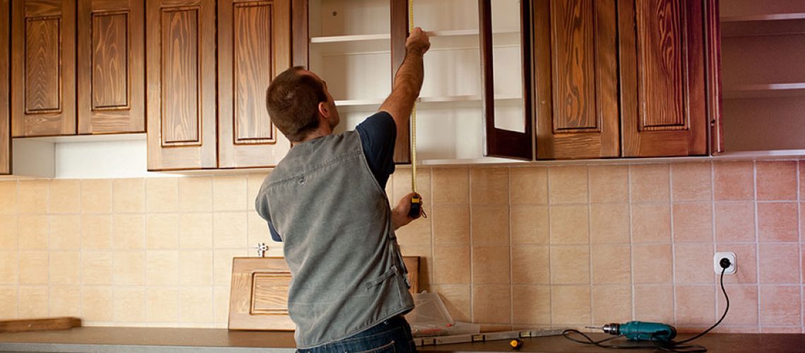 Man providing Springfield IL kitchen remodeling services